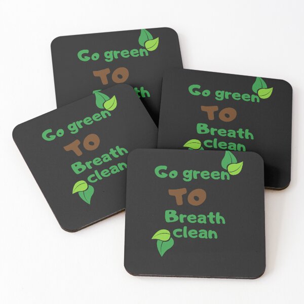 Item preview, World Environment Day,GO GREEN TO BREATH CLEAN designed and sold by selfesteeem.