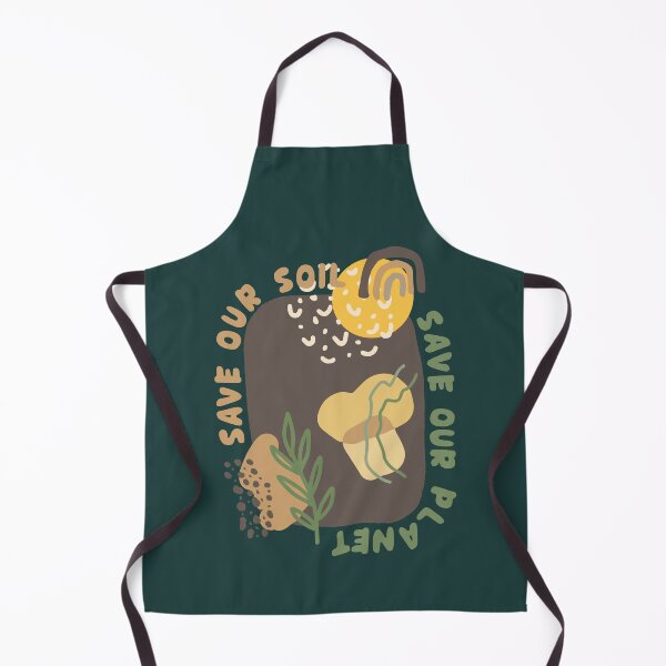 Item preview, Minimalist Abstract SAVE OUR SOIL SAVE OUR PLANET Earthy Tones, Save the Soil Save the Earth eco-friendly design for nature lover, Save Soil Movement, Green Planet, Earth Day designed and sold by zenturtlemerch.