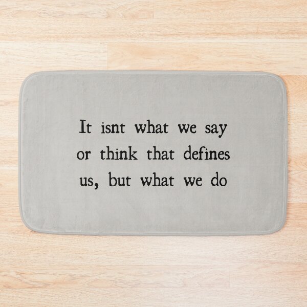 Item preview, Jane Austen Quote From Sense and Sensibility - It isnt what we say or think that defines us, but what we do designed and sold by violet-hope.