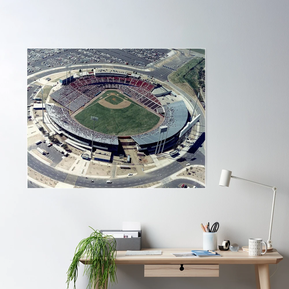 Arlington Stadium, Texas Baseball Stadium, Old Ballparks, Outfield  Bleachers, Old Stadiums Poster for Sale by Nostrathomas66