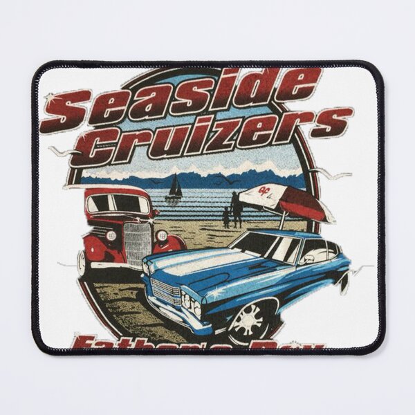 Item preview, VINTAGE STYLIZED Seaside Cruizers Car Design designed and sold by BestStckrz.