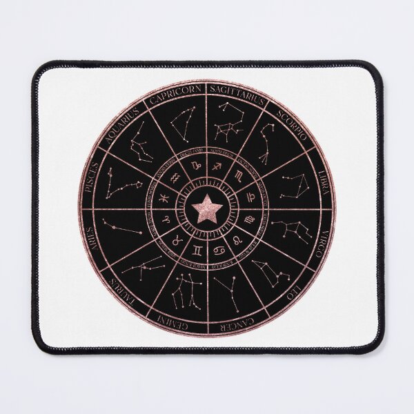 Item preview, Rose Gold Zodiac Wheel designed and sold by MonkeyBizness.