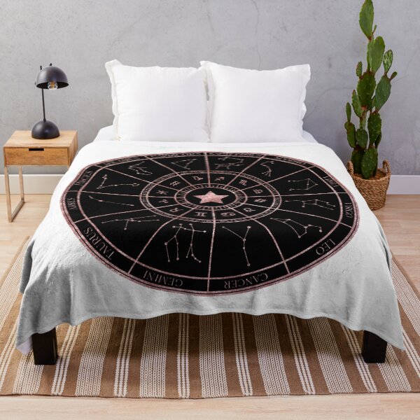 Item preview, Rose Gold Zodiac Wheel designed and sold by MonkeyBizness.