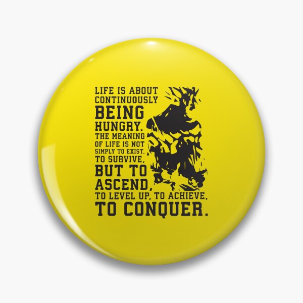Item preview, Meaning Of Life To Conquer - Anime Gym Motivational designed and sold by gohanflex.