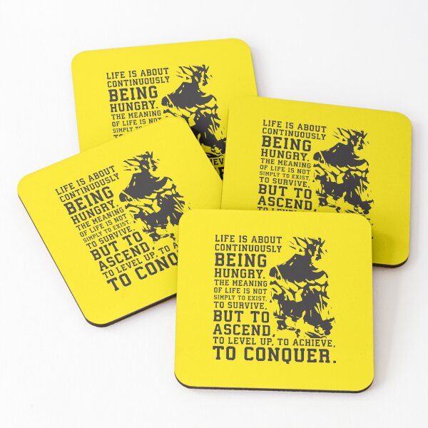 Item preview, Meaning Of Life To Conquer - Anime Gym Motivational designed and sold by gohanflex.