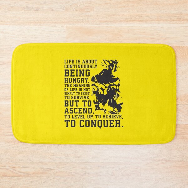 Item preview, Meaning Of Life To Conquer - Anime Gym Motivational designed and sold by gohanflex.