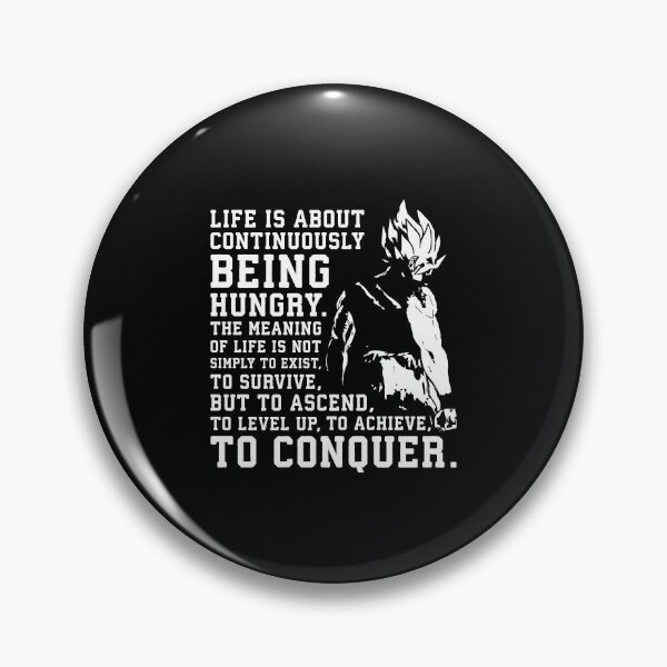 Item preview, Meaning Of Life To Conquer - Anime Gym Motivational designed and sold by gohanflex.