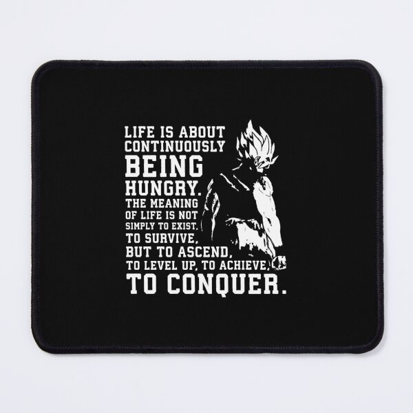 Item preview, Meaning Of Life To Conquer - Anime Gym Motivational designed and sold by gohanflex.