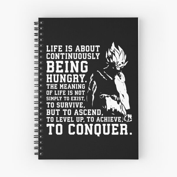 Item preview, Meaning Of Life To Conquer - Anime Gym Motivational designed and sold by gohanflex.