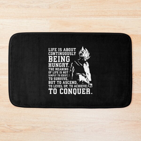 Item preview, Meaning Of Life To Conquer - Anime Gym Motivational designed and sold by gohanflex.