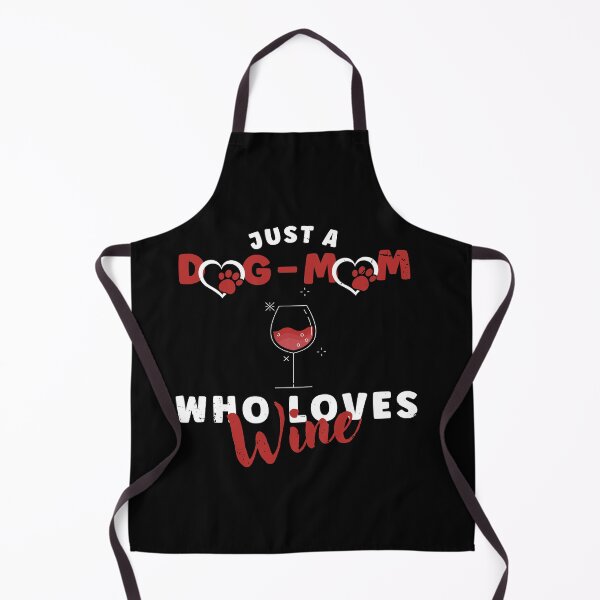 Item preview, Just A Dog Mom Who Loves Wine Funny Mothers Day Dog Lover designed and sold by Zulfiqqar.
