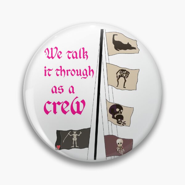 Item preview, We Talk It Through as a Crew (Blackbeard’s version) designed and sold by Sarahfergie77.