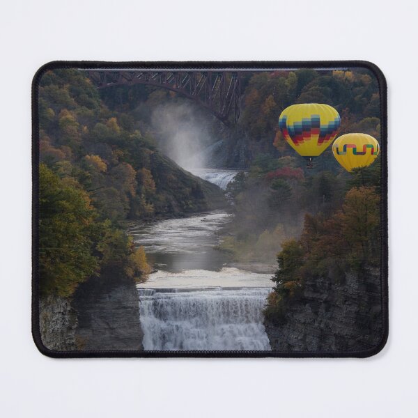 Item preview, Hot Air Balloons at the Letchworth State Park Gorge designed and sold by jc1192.