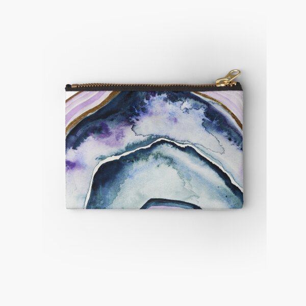 Item preview, Purple agate watercolor painting  designed and sold by jenmerli.