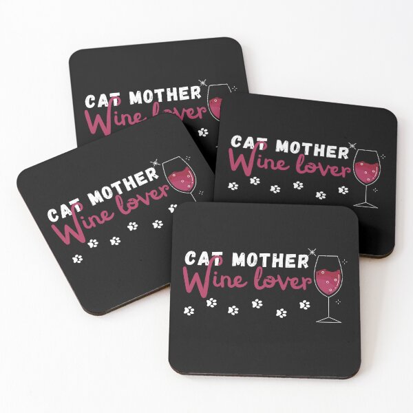 Item preview, Cat Mother Wine Lover Funny Mothers Day Cat Lover designed and sold by Zulfiqqar.