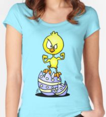 Easter Chick Women's Fitted Scoop T-Shirt