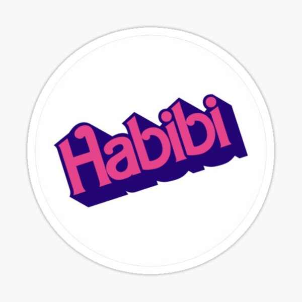 Habibi Sticker By Stevanoart Redbubble