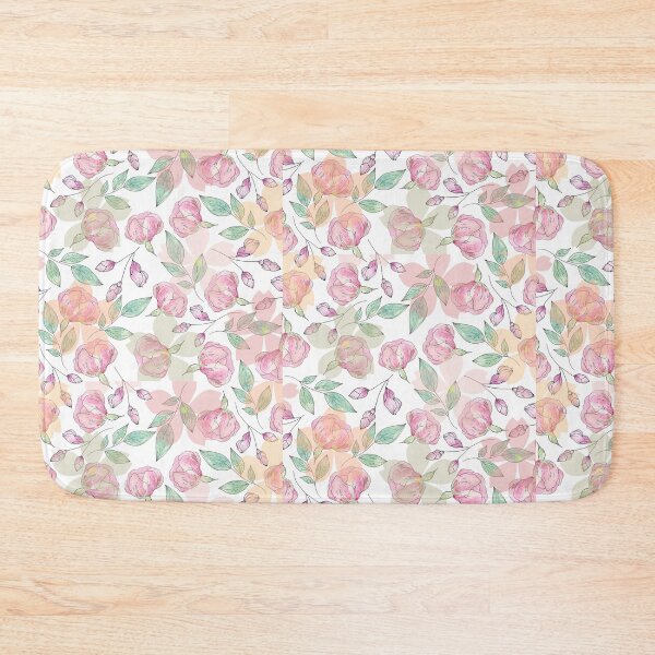Item preview, Pretty Pink Pastel Colored Floral Rose Patterns For Flower Lovers designed and sold by haRexia.