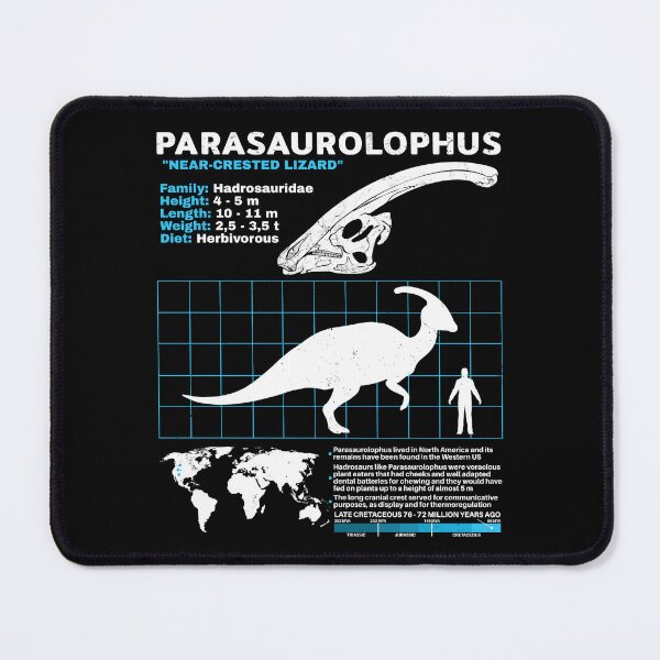 Item preview, Parasaurolophus data sheet designed and sold by NicGrayGraphic.