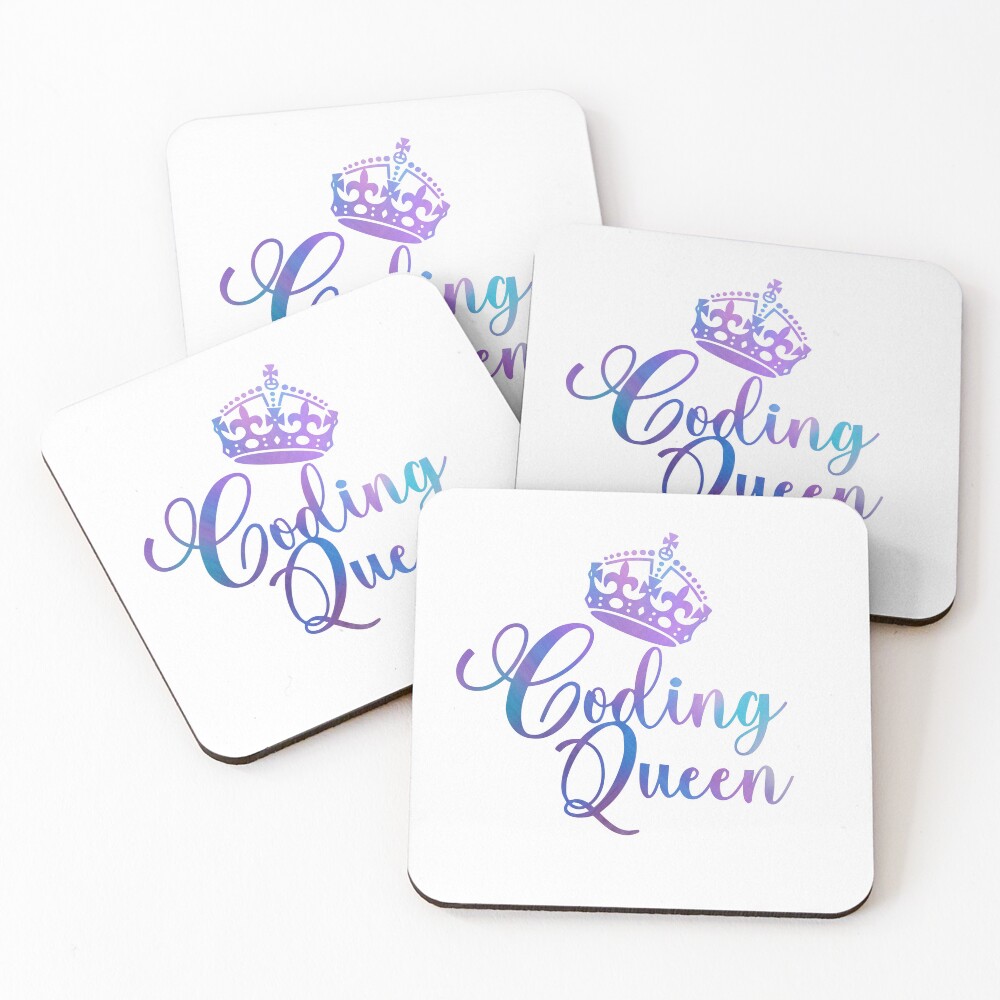 Item preview, Coasters (Set of 4) designed and sold by CraftyCoderChic.