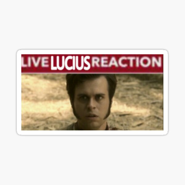 live lucius reaction Sticker