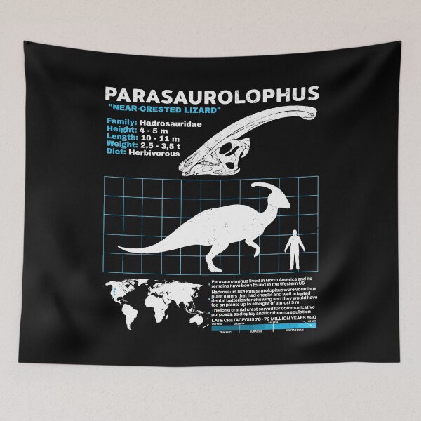 Item preview, Parasaurolophus data sheet designed and sold by NicGrayGraphic.
