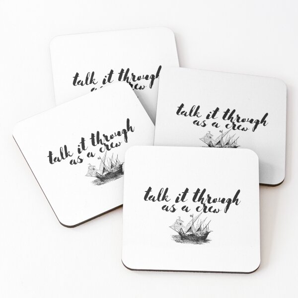 Item preview, talk it through as a crew designed and sold by ouiouiitslucyb1.