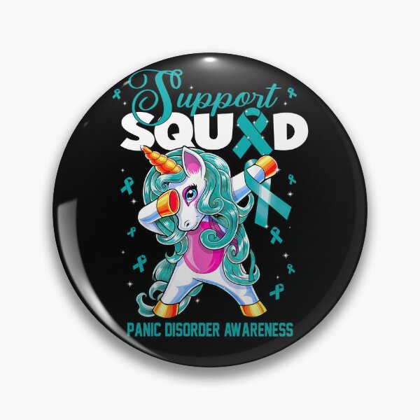 Item preview, Cute Unicorn Support Squad Panic Disorder Awareness Men Women Kid designed and sold by tenjun16.