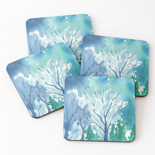 Item preview, Stormy Woodland Watercolor designed and sold by The Elderberry Blossom.