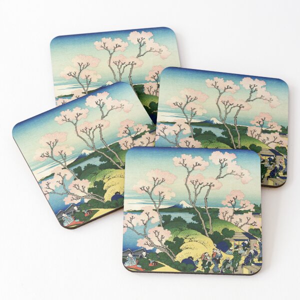 Item preview, Mount Fuji From Gotenyama at Shinagawa on the Tokaido - Hokusai Enhanced Artwork designed and sold by molamode.