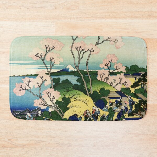 Item preview, Mount Fuji From Gotenyama at Shinagawa on the Tokaido - Hokusai Enhanced Artwork designed and sold by molamode.