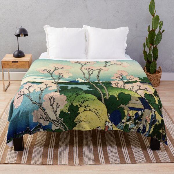 Item preview, Mount Fuji From Gotenyama at Shinagawa on the Tokaido - Hokusai Enhanced Artwork designed and sold by molamode.