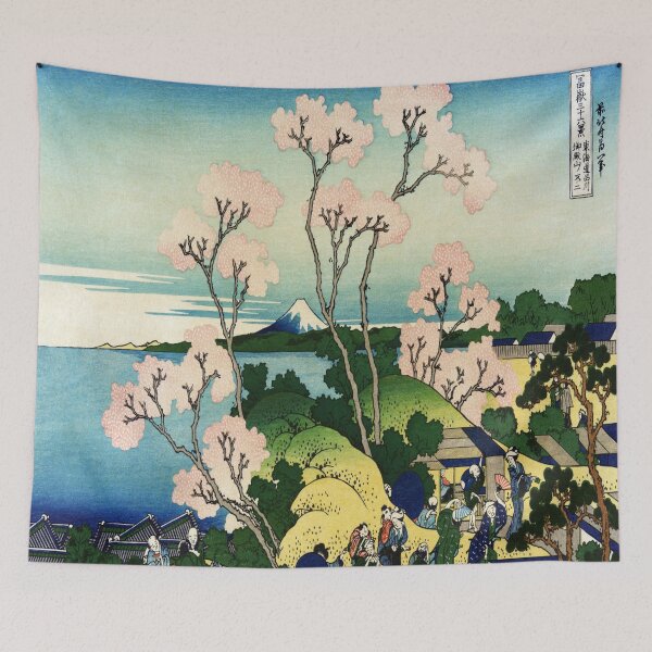 Item preview, Mount Fuji From Gotenyama at Shinagawa on the Tokaido - Hokusai Enhanced Artwork designed and sold by molamode.