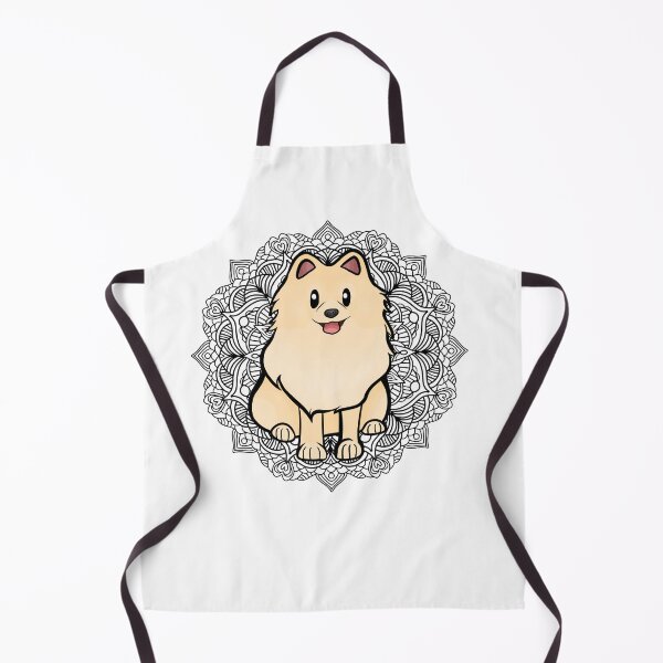 Item preview, Cream Pomeranian Mandala designed and sold by Ahenix.