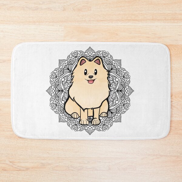 Item preview, Cream Pomeranian Mandala designed and sold by Ahenix.