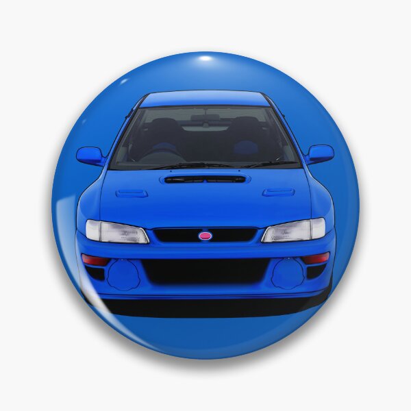 Item preview, Front of Blue Rally-Bred Japanese Car designed and sold by ApexFibers.