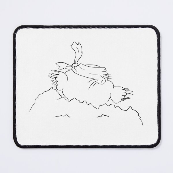 Item preview, Silly Ninja Mole Lineart designed and sold by ArtistAhoy.