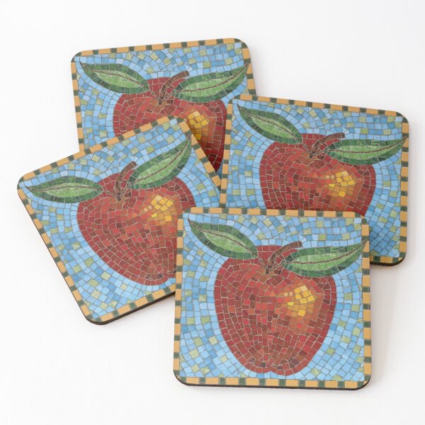 Item preview, Ripe Red Apple Mosaic designed and sold by Galanat26.
