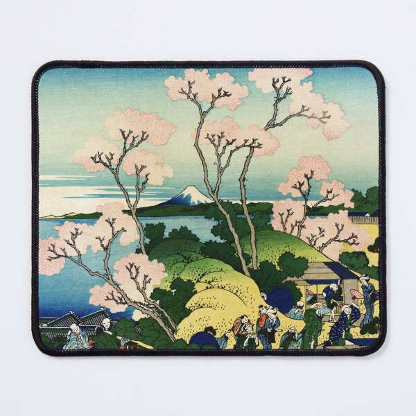Item preview, Mount Fuji From Gotenyama at Shinagawa on the Tokaido - Hokusai Enhanced Artwork designed and sold by molamode.