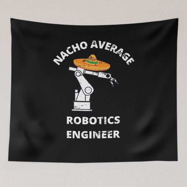 Item preview, Nacho Average Robotics engineer student men women Retro Vintage designed and sold by Jeangel97.
