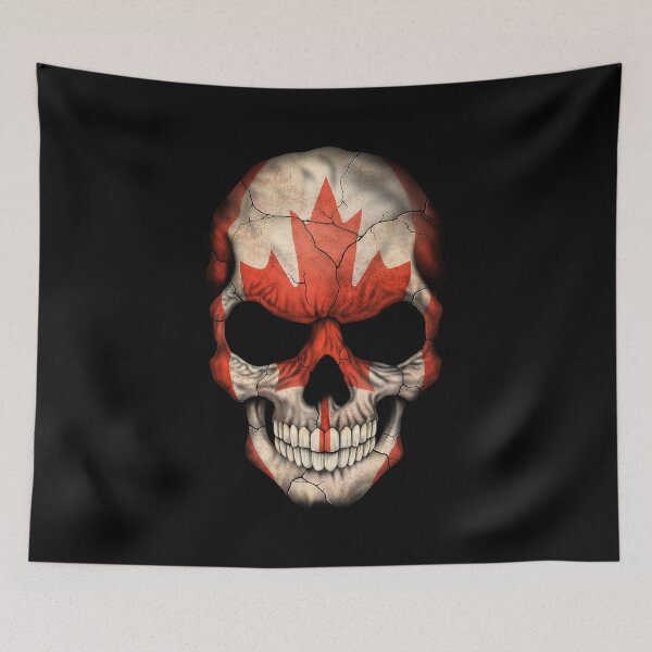 Item preview, Canadian Flag Skull designed and sold by JeffBartels.