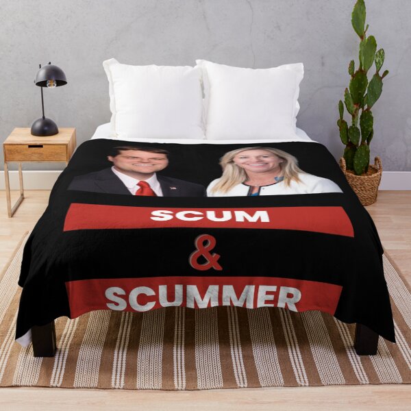 Item preview, marjorie taylor greene and matt gaetz scum and scummer  designed and sold by Giovanni's  Brown Quotes.