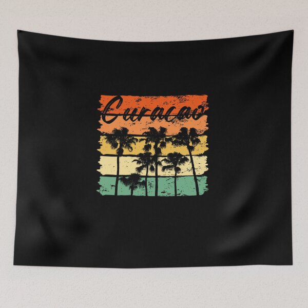 Item preview, Curacao palm vintage beach men women Retro Vintage designed and sold by Jeangel97.