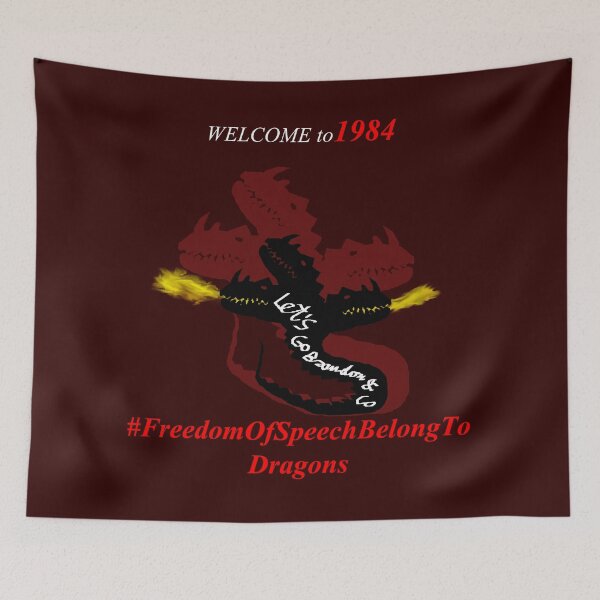 Item preview, Freedom of Speech Belong to Dragons D14 designed and sold by SelfUpgrade.