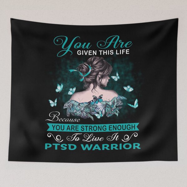 Item preview, You Are Strong Enough To Live It PTSD Warrior designed and sold by Kohend.