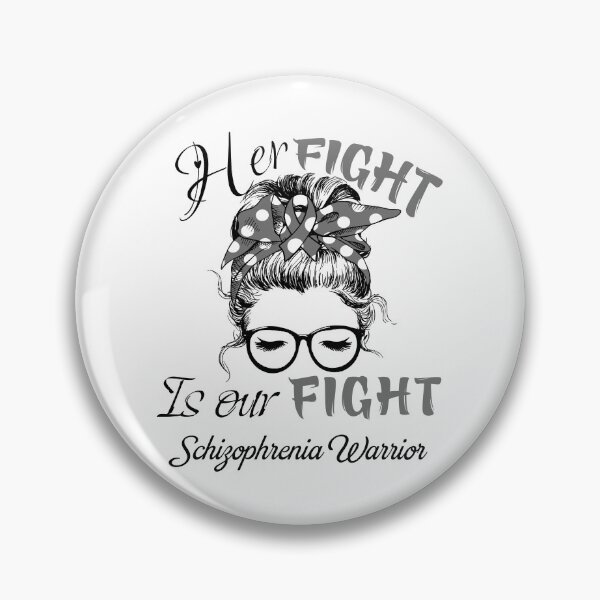 Item preview, Schizophrenia Awareness - Her Fight is Our Fight - Support Schizophrenia Gifts designed and sold by Aaron309.