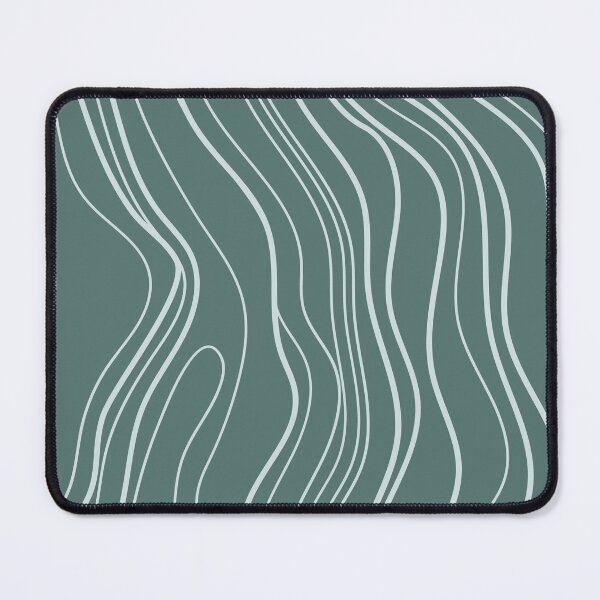 Item preview, Soft green groovy stripes pattern designed and sold by Thegentleshop.
