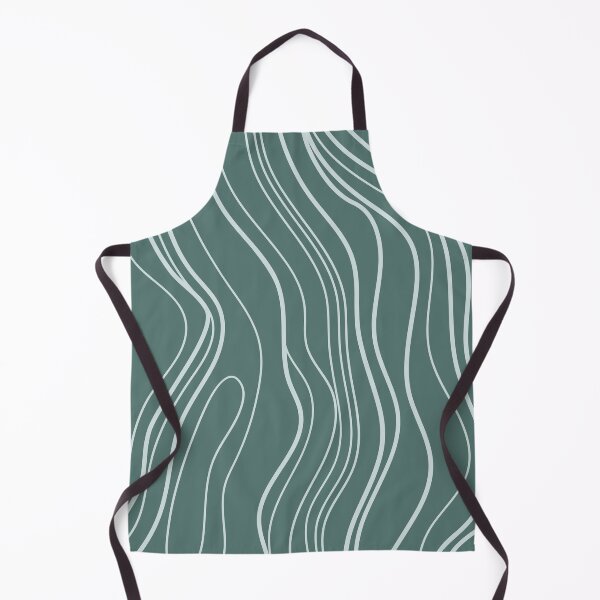 Item preview, Soft green groovy stripes pattern designed and sold by Thegentleshop.
