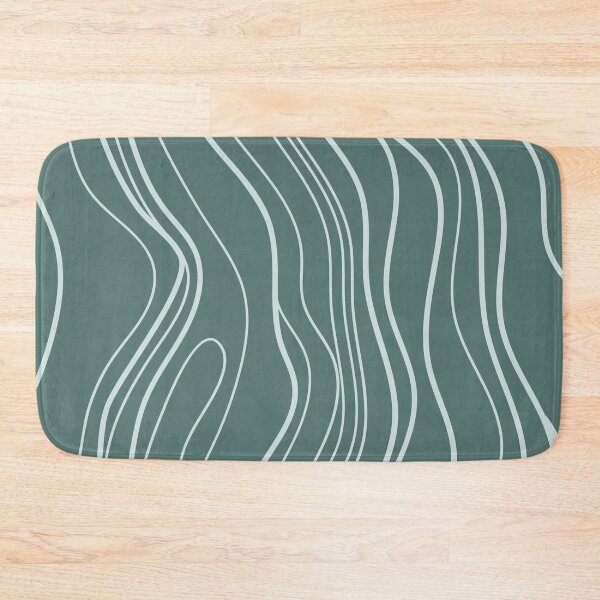 Item preview, Soft green groovy stripes pattern designed and sold by Thegentleshop.
