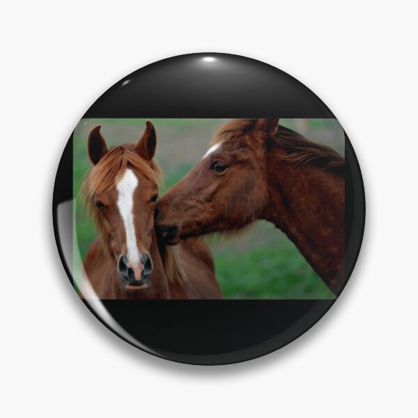 Item preview, two ponies designed and sold by MoreGoodArt.